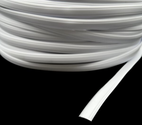 Knaus, Tabbert, Weinsberg, Wilk Einziehprofil/Leistenfüller/Abdeckprofil 12mm, PVC, Fiat Bianco 2011-2025