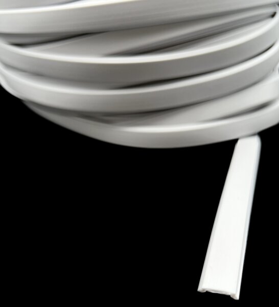 Knaus, Tabbert, Weinsberg, Wilk Einziehprofil/Leistenfüller/Abdeckprofil 11mm /14mm, PVC, Fiat Bianco 2011-2025