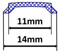 Knaus, Tabbert, Weinsberg, Wilk Einziehprofil/Leistenfüller/Abdeckprofil 11mm /14mm, PVC, Fiat Bianco 2011-2025