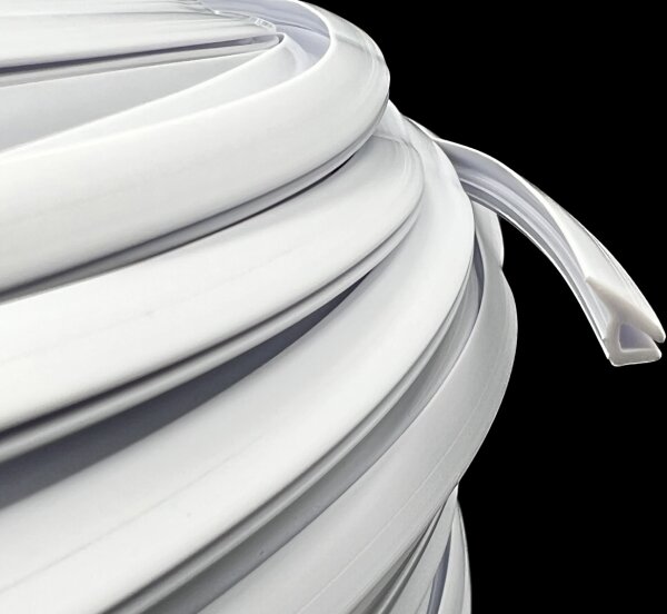 Knaus, Tabbert, Weinsberg, Wilk Unterlegprofil/Kantenprofil/Abdeckprofil 8mm/7mm, PVC, Fiat Bianco 2011-2025