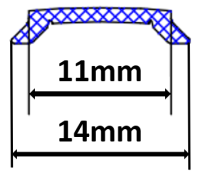 Knaus, Tabbert, Weinsberg, Wilk, Eifelland Einziehprofil/Leistenfüller/Abdeckprofil 11mm /14mm, PVC, cremeweiß 2004-2017