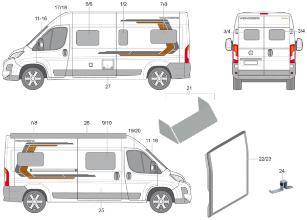 Anfrage - Weinsberg Kastenwagen Fenster